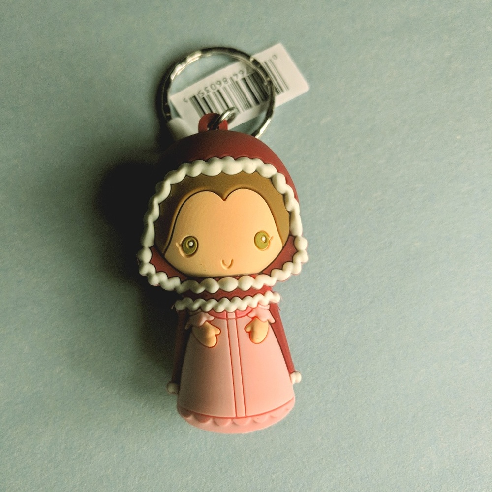 Winter Time Belle Beauty and the Beast Key chain